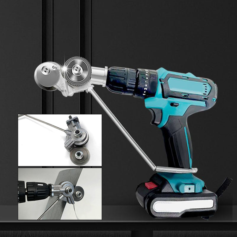 Metal Cutting Drill Attachment – Precision Shear Tool for Sheet Metal & Aluminum – Fits Most Power Drills | Thomler