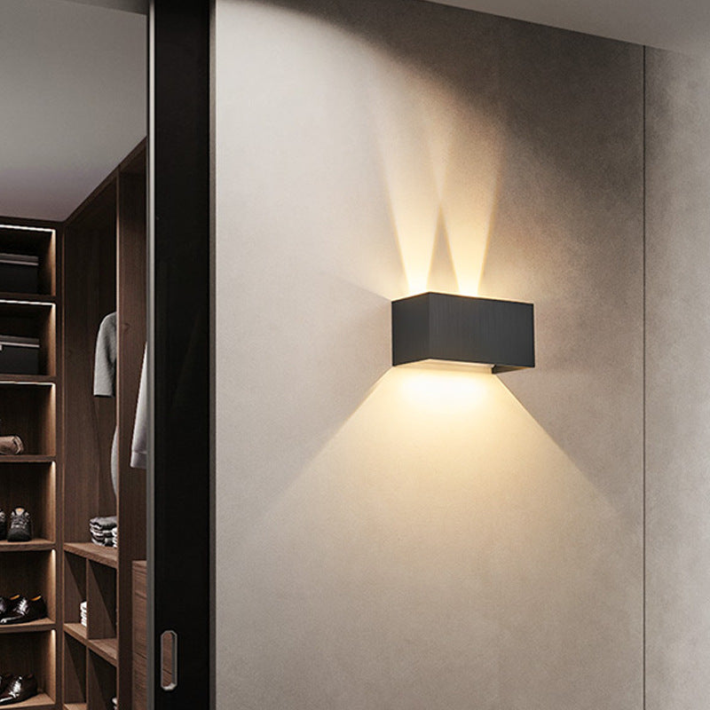 Wall Lamp Aluminum 12W Built-In LED 7.9 in Modern Hallway Living Room Bedroom Lighting Fixture | Thomler