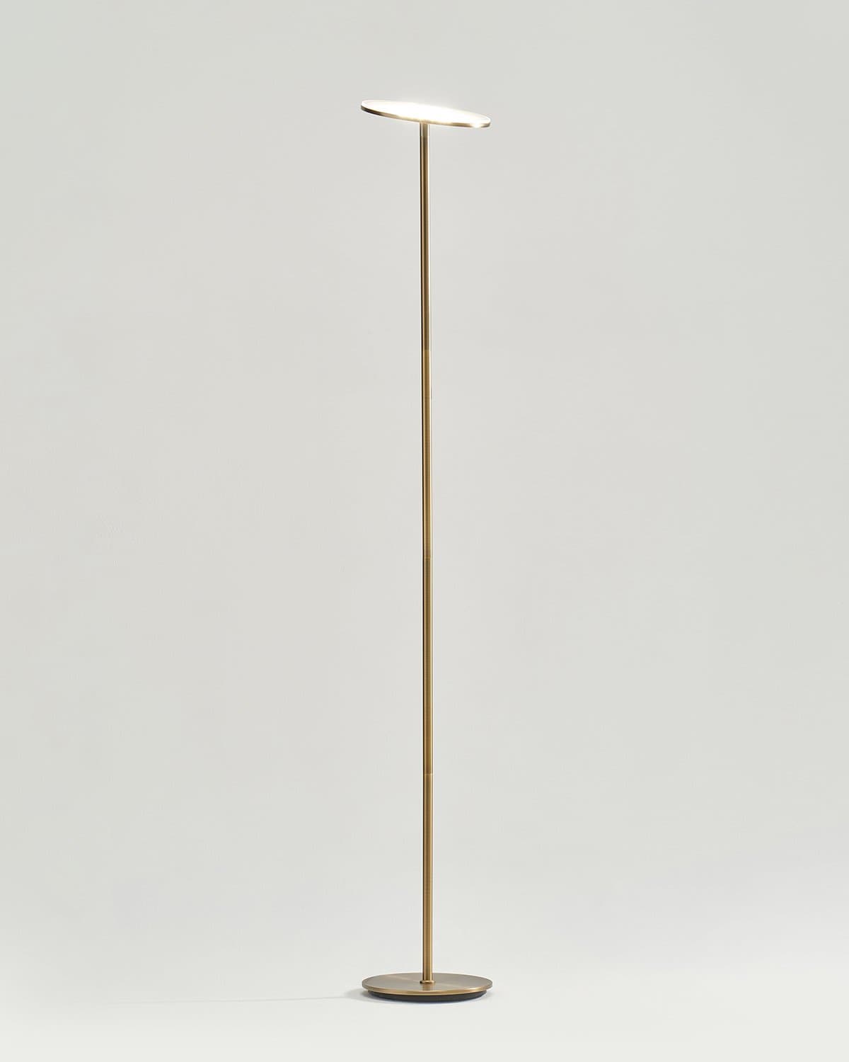 Vloerlamp LED Modern Dimbaar Slank Design Zwart Staande Lamp | Sansoti