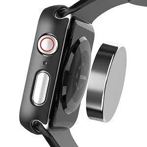 Reinforced Metal Armor Shell with Built-In Hardened Glass Display Shield for 40mm & 44mm Series 4/5/6, 38mm & 42mm Series 1/2/3 | Thomler