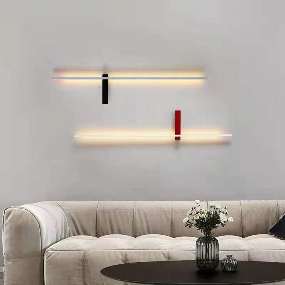 Dual-Tone Linear LED Wall Sconce – Modern Metal & Acrylic Light for Dining Rooms, Living Rooms & Home Offices | Thomler