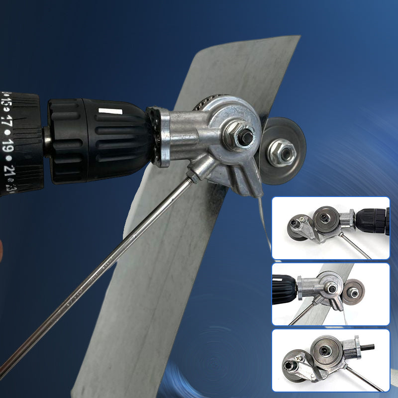Metal Cutting Drill Attachment – Precision Shear Tool for Sheet Metal & Aluminum – Fits Most Power Drills | Thomler