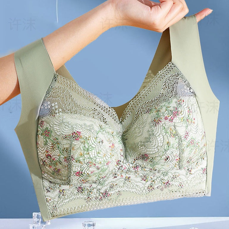 Full Coverage Wireless Bra for Women - Smooth Support T-Shirt Bra with Wide Straps - Everyday Comfort Underwire-Free Design - Breathable | Thomler