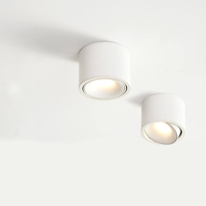 Swivel-Head LED Ceiling Spotlight in Aluminum Housing with Flush-Mount Design for Bedrooms, Kitchens & Hallways | Thomler