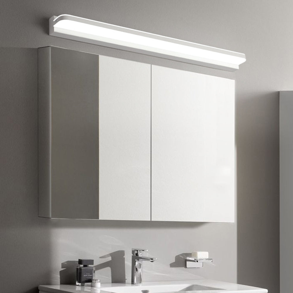 Contemporary Rectangular LED Vanity Light Fixture for Bathroom & Bedroom | Modern Metal Sconce with Adjustable Color Temperature | Thomler