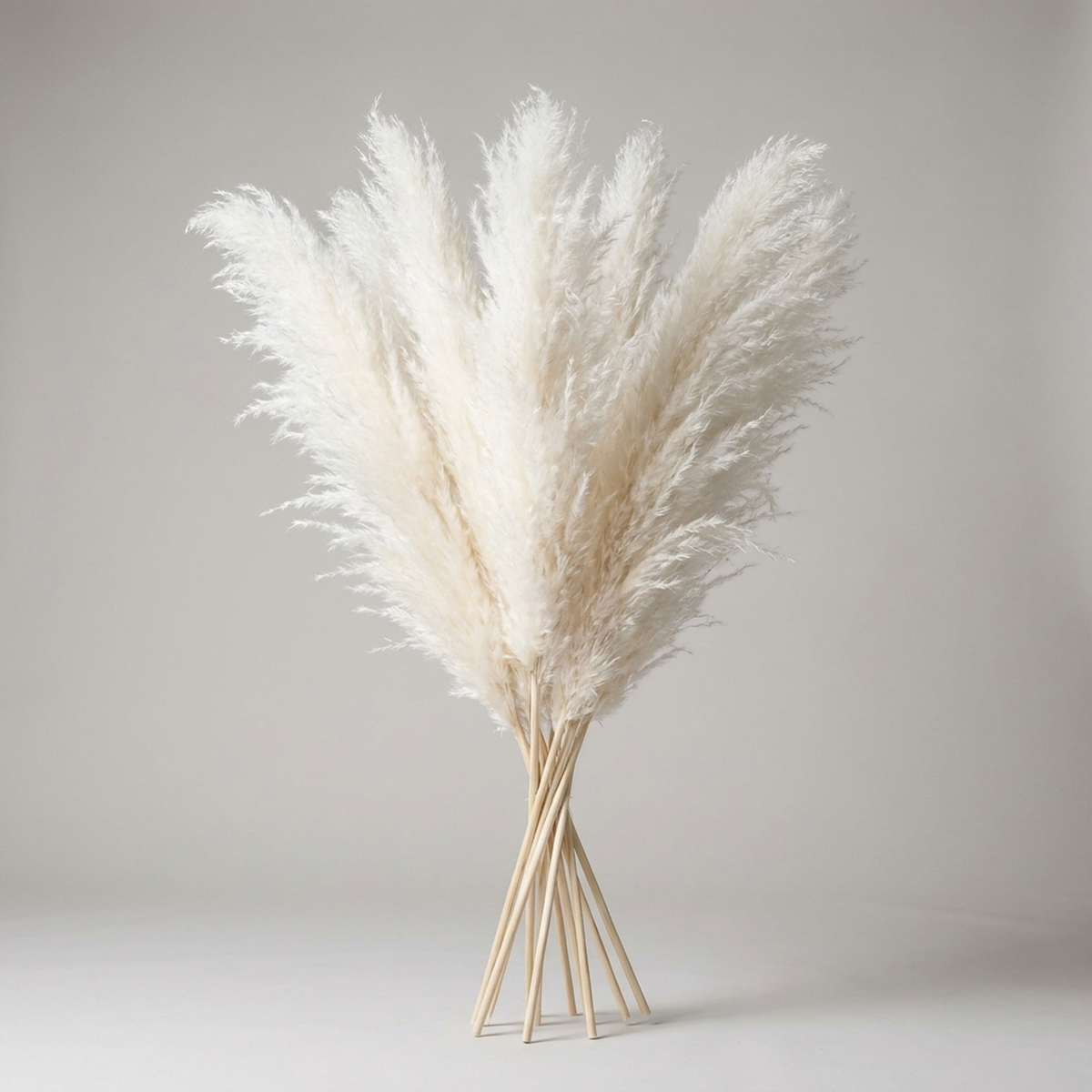 Faux Dried Prairie Plumes – Neutral Boho Stems for Vases & Bouquets | Thomler