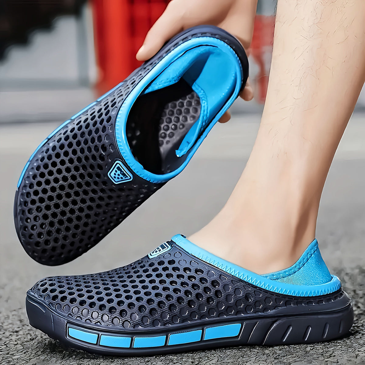 Sport Sandals Men's Trail Water & Beach Footwear Adjustable Strap Quick-Dry Amphibious Outdoor Summer Shoes Closed-Toe for Kayaking Pool | Thomler