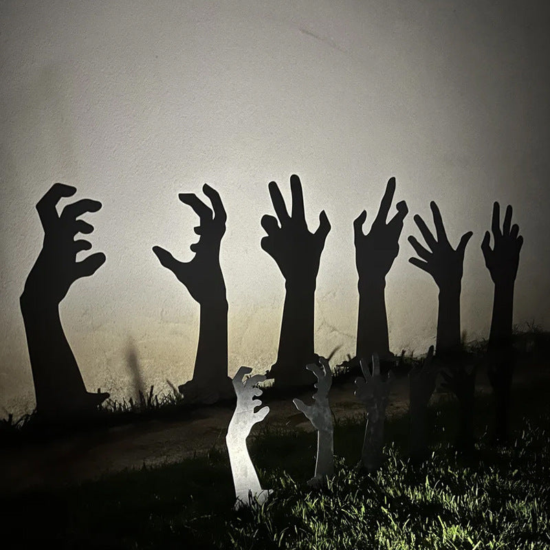 Halloween Shadow Caster Lawn Stake – Life-Size Villain Silhouette Projector for Outdoor Walls | Thomler