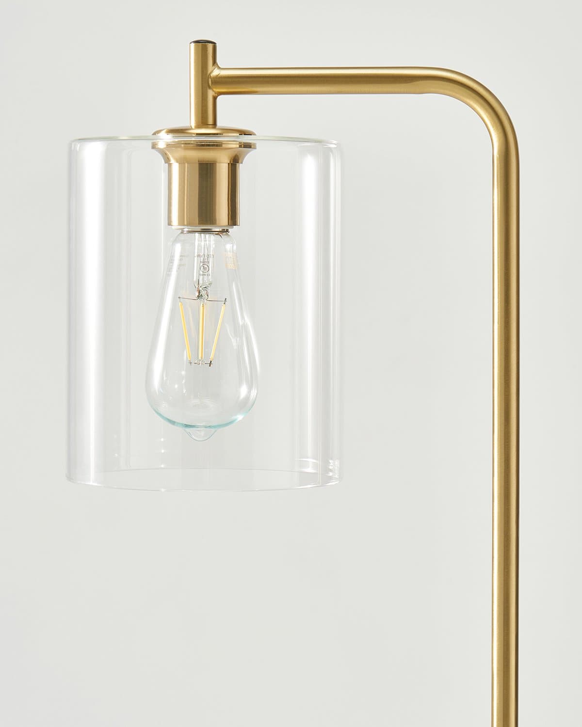 Vloerlamp Messing Modern Glas LED 168cm Minimalistische Staande Lamp Woonkamer