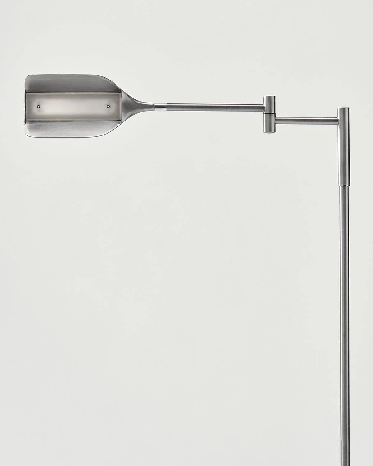 Vloerlamp LED Blad Design Minimalistisch 135cm Dimbaar Metaal | Sansoti
