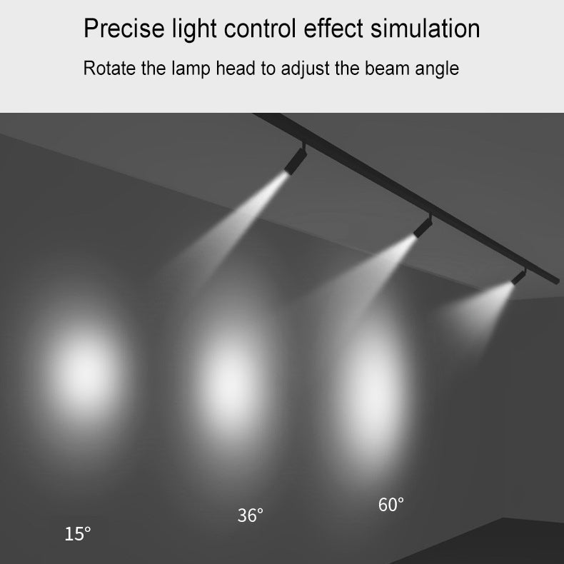 Track Lighting Aluminium 3 To 5 Spot Built In LED Kitchen Hallway Ceiling Spotlight Adjustable Dimmable Flush Mount | Thomler