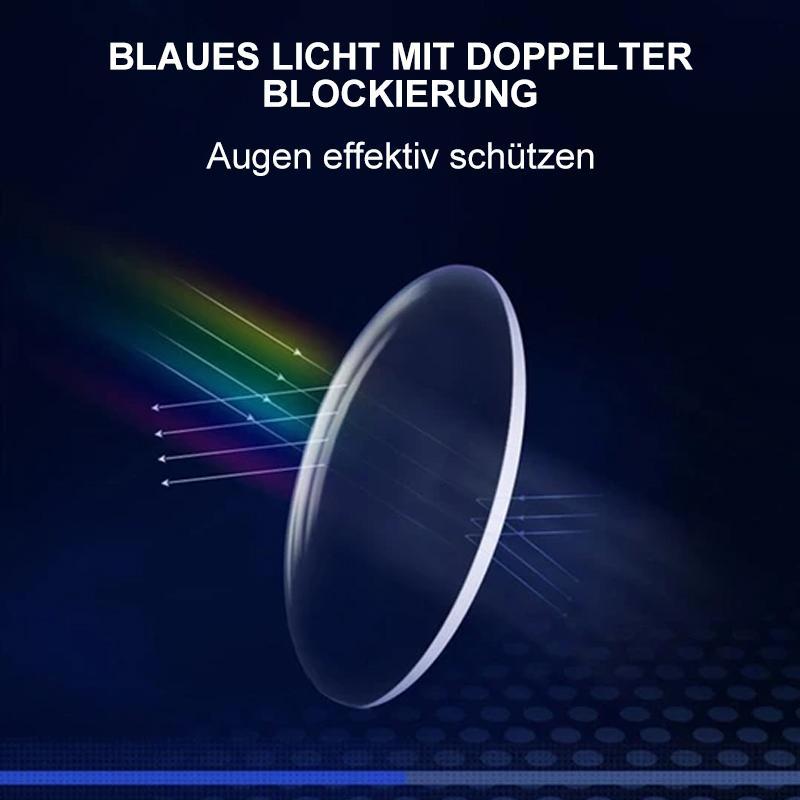 Compact Folding Reading Glasses with Blue Light Blocking Lenses for Men & Women | Lightweight Titanium Frame Readers with Case | Portable Ey | Thomler