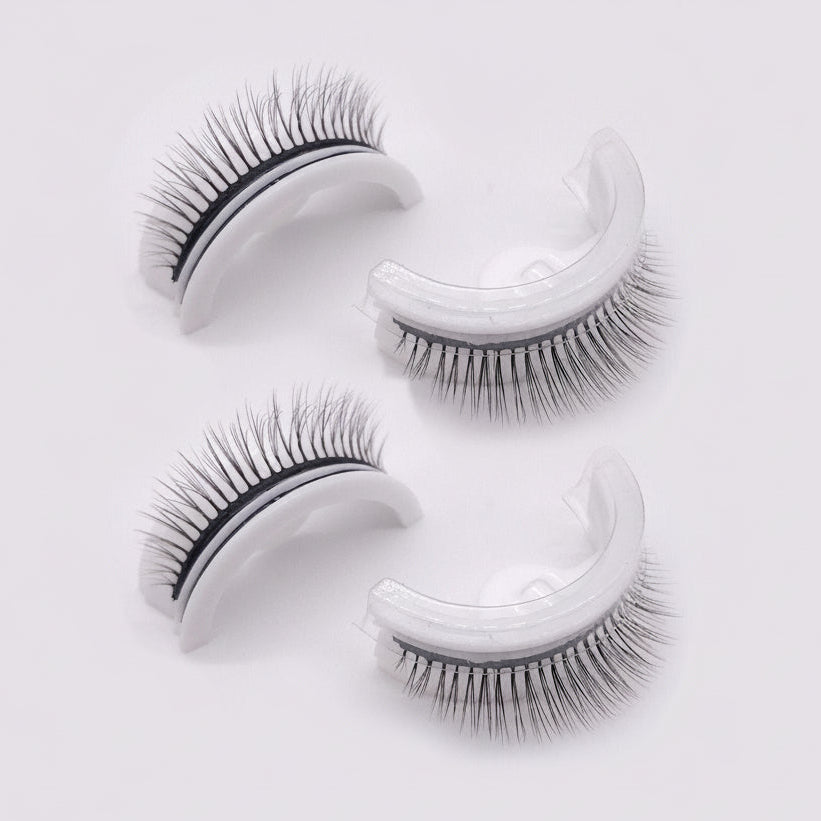 Self-Adhesive False Eyelashes – Reusable, No Glue Required, Water-Resistant with Natural Volume for Everyday & Special Occasions | Thomler