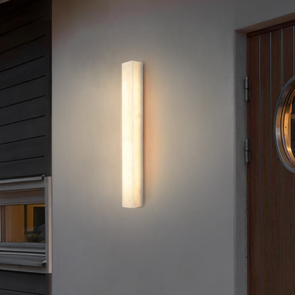 Wall Lamp Resin 23.6 in Waterproof LED Warm Outdoor Patio Porch Modern Minimalist Sconce Lighting | Thomler