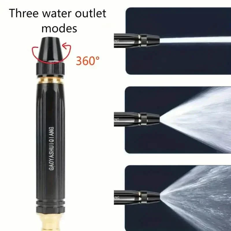 Multi-Pattern Spray Nozzle for Garden Hose – Adjustable Pressure Water Gun for Car Washing, Lawn Care & Pet Bathing | Thomler