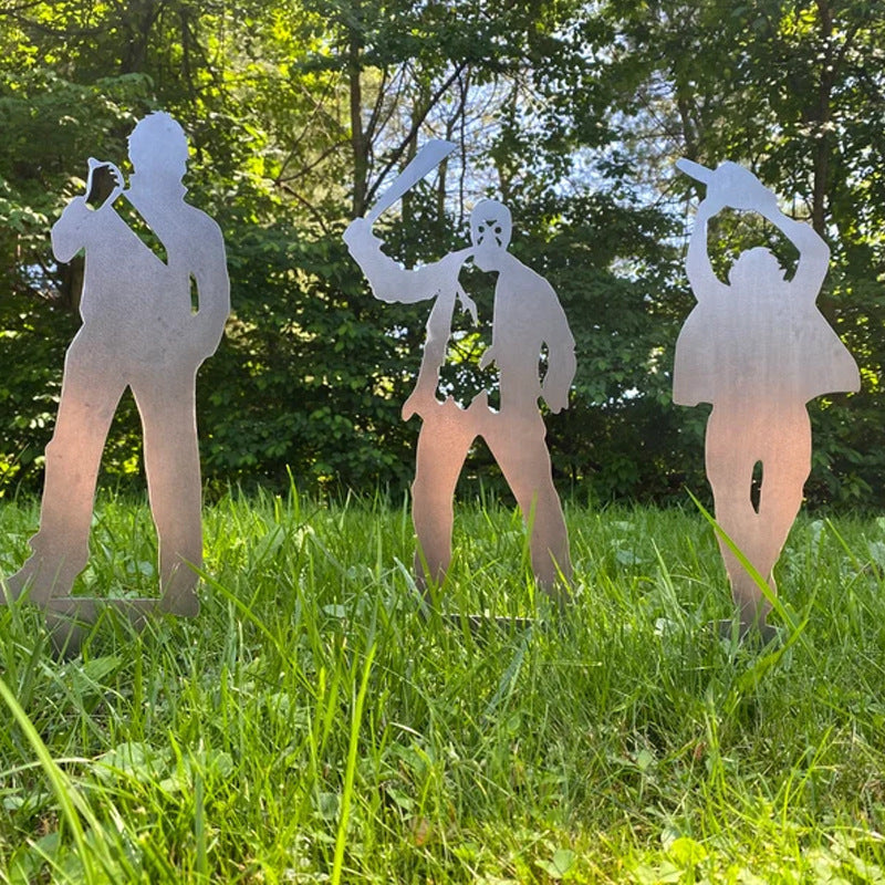Halloween Shadow Caster Lawn Stake – Life-Size Villain Silhouette Projector for Outdoor Walls | Thomler