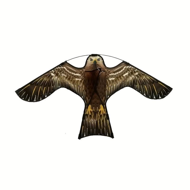 Raptor Decoy Kite for Garden Crop Protection – Lifelike Predator Bird Deterrent for Farms, Orchards & Fields – Wind-Powered Scarecrow | Thomler