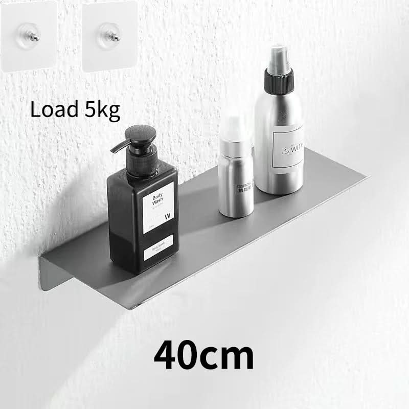 Adhesive-Mount Storage Ledge – No-Drill Wall Organizer for Bath, Kitchen & Bedroom | Thomler