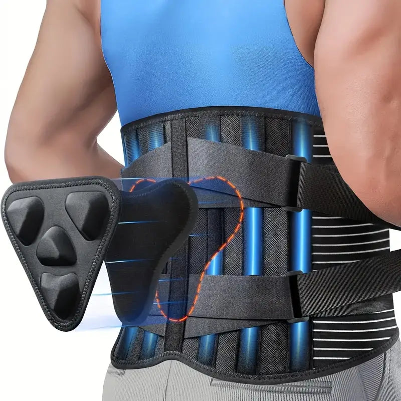 Orthopedic Lower Back Support Belt with Breathable Mesh & Adjustable Compression for Posture Relief | Thomler