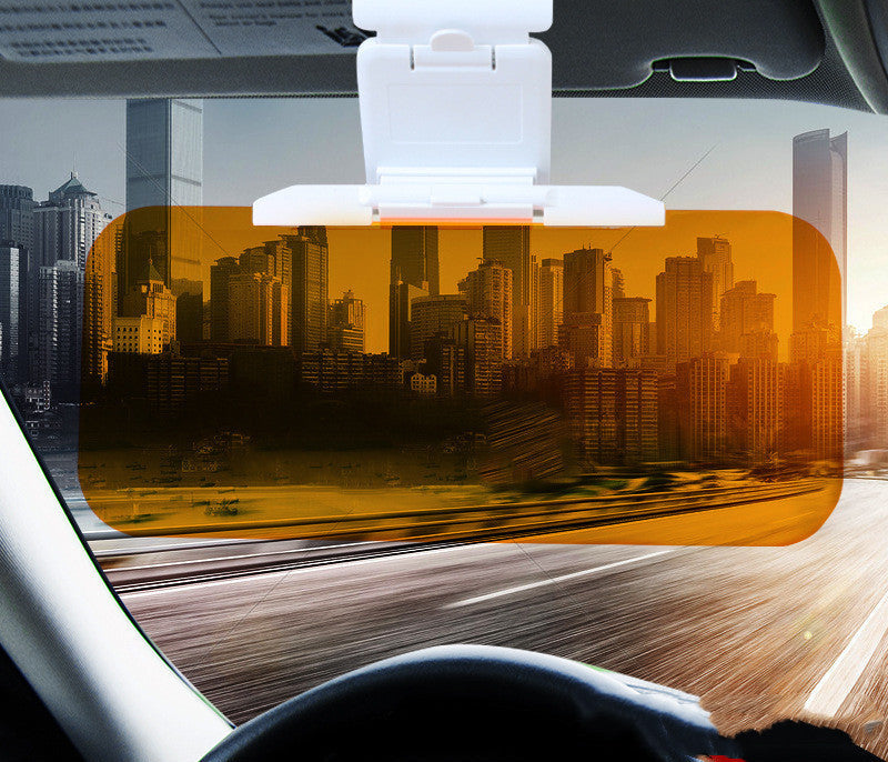 Clip-On Glare Shield for Car Windshield Sun Visor – Day & Night Vision Extender for Driving Safety | Thomler