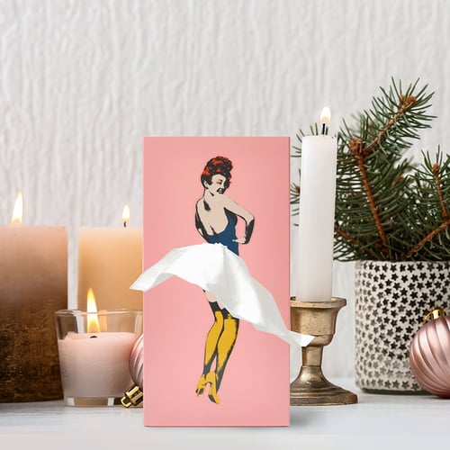 Boxgella – Retro Tissue Deko-Box | 2+1 GRATIS