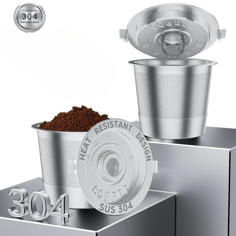 Reusable Coffee Capsule 10–11 g Stainless Steel Refillable Pod For Ground Coffee Tea Cocoa Eco Brewing | Thomler