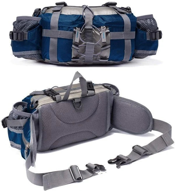 Lightweight Waterproof Running Belt Bag with Bottle Holders for Hiking, Jogging & Travel | Thomler