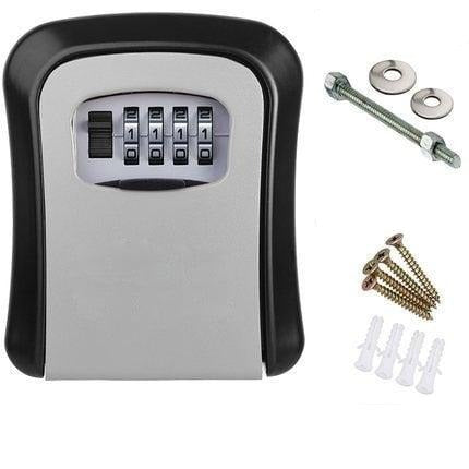 Wall-Mounted Key Safe Box Steel Password Lock Storage | Thomler