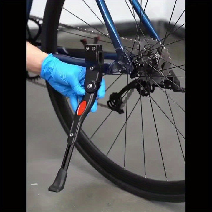 Adjustable Bicycle Kickstand Side Mount Parking Stand for Road Bikes Mountain Bikes Hybrid Bikes Stability Support 12.9-14.9 Inch Height | Thomler