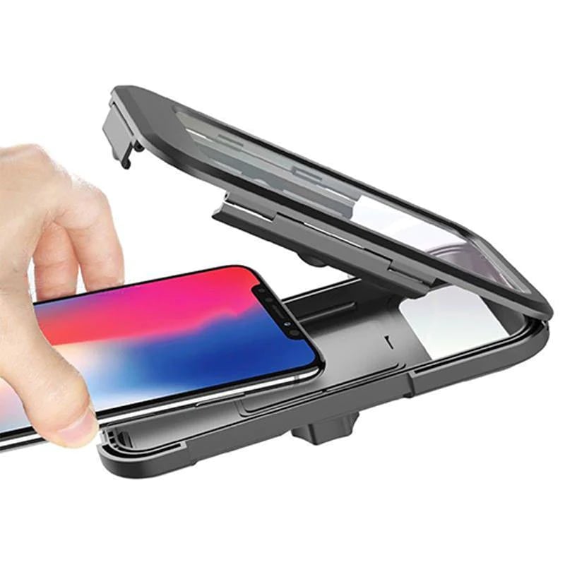 Waterproof Bike Phone Mount with 5000mAh Power Bank USB Charging Handlebar Holder for Smartphones 4.5-6.8 Inches Touch Screen Compatible Mot | Thomler