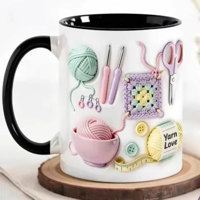StitchMuse — Kreative Keramik Tasse | 1+1 GRATIS