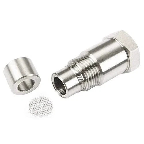 Automotive Downstream O2 Sensor Spacer with Mini Cat Converter – M18×1.5 Thread CEL Eliminator for Modified Exhaust Systems | Thomler