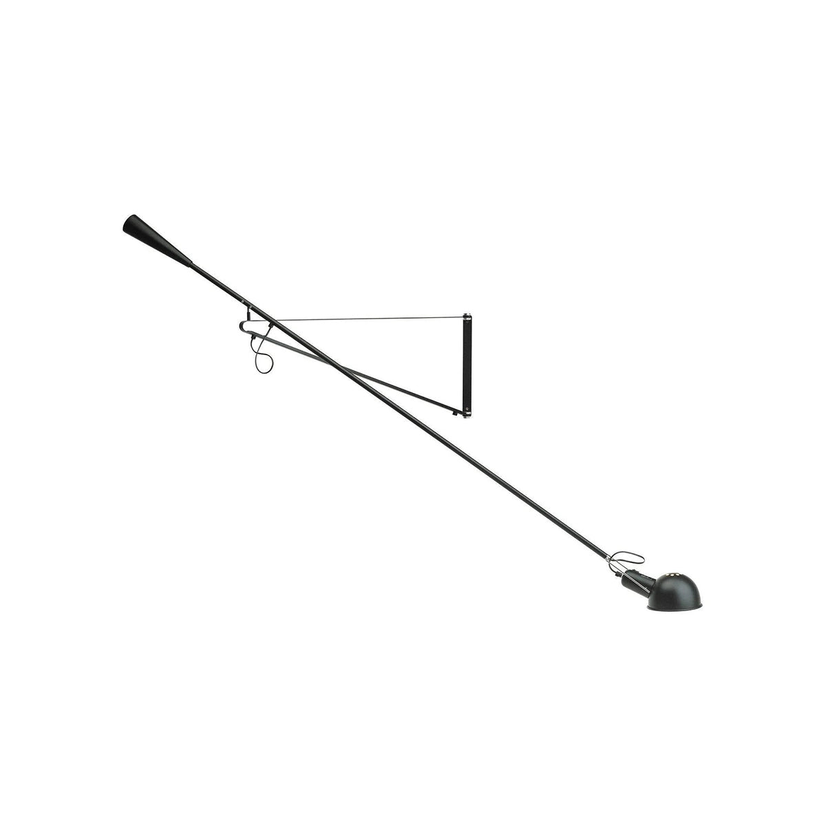 Articulated Metal Wall Light – Rotating Arm Industrial Sconce with Iron Counterweight for Living Room, Office & Commercial Spaces | Thomler