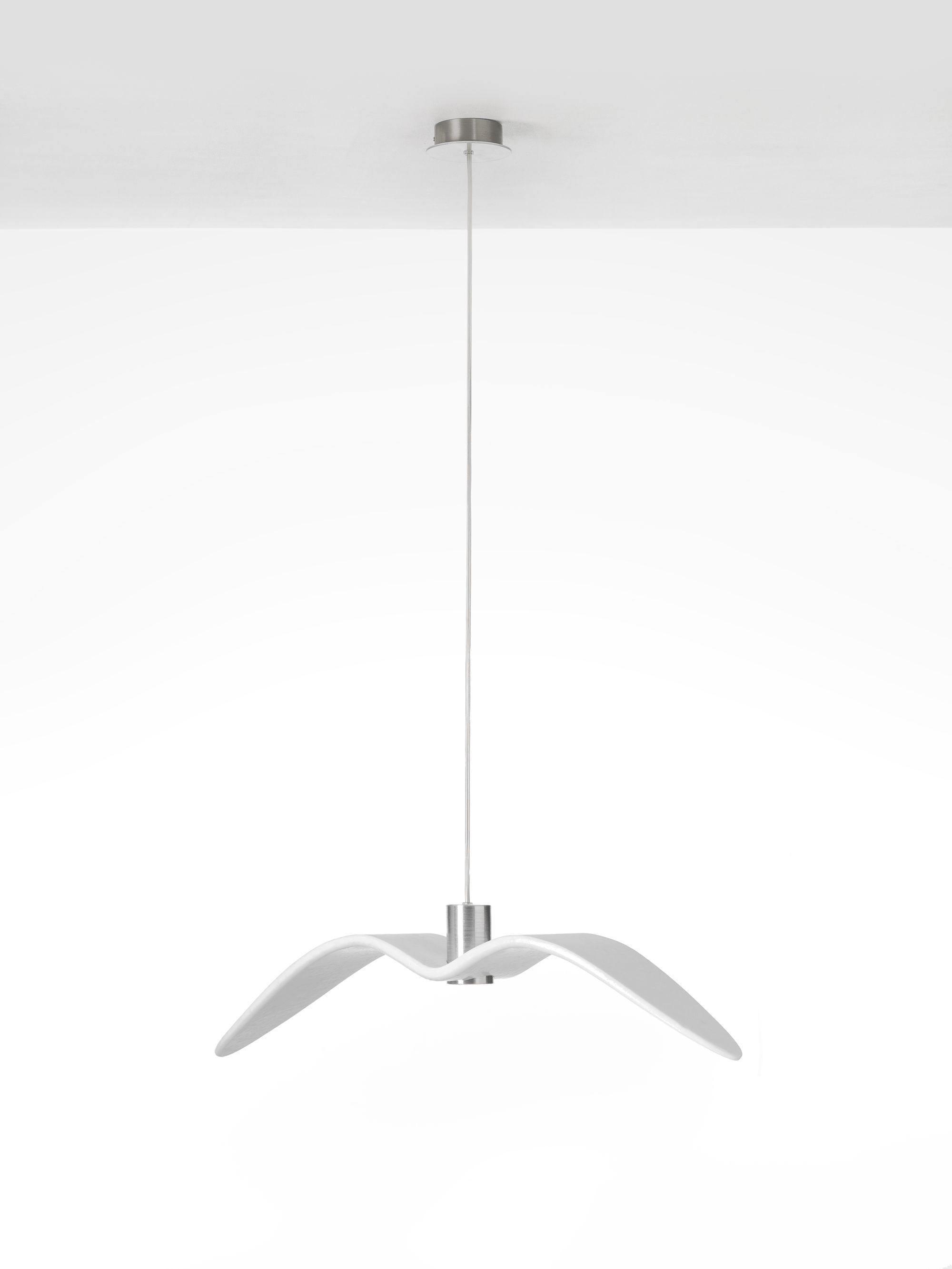 Pendant Light Resin LED 40.0 cm Black Dining Room Bird Ceiling Hanging Lamp Adjustable Cable Modern Scandinavian | Thomler
