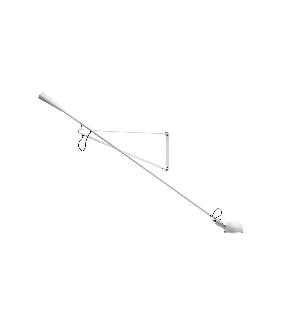 Articulated Metal Wall Light – Rotating Arm Industrial Sconce with Iron Counterweight for Living Room, Office & Commercial Spaces | Thomler