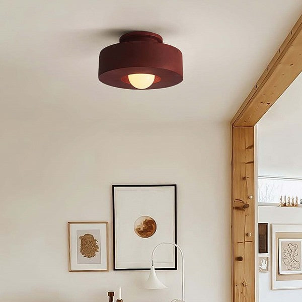 Ceiling Light Resin 11.8 in x 5.9 in LED Minimalist Indoor Lighting Living Room Bedroom Pendant | Thomler