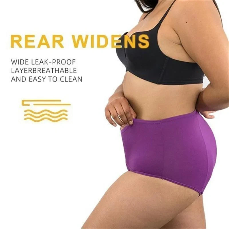 High-Waisted Leak-Proof Period Underwear for Women – Absorbent Incontinence Protection with Odor Control – Washable Reusable Design for Heav | Thomler