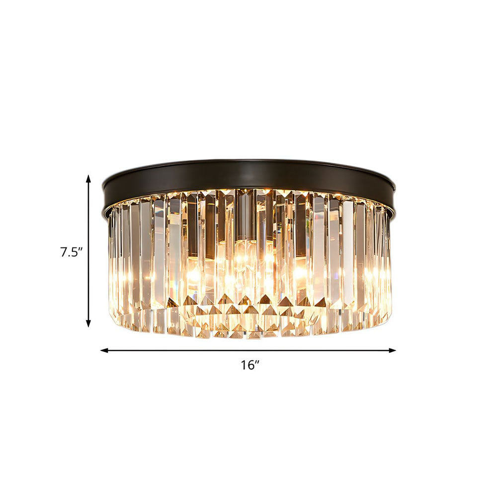 Ceiling Lamp Iron Crystal 40.0 cm Gold Living Room Hallway Bedroom Lighting Fixture | Thomler