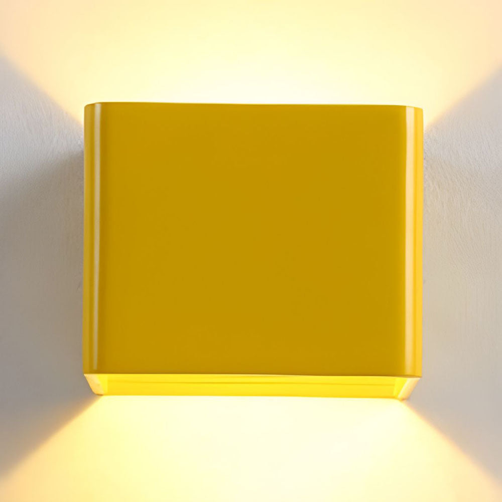 Wall Lamp Aluminium LED Up Down Indoor Hallway Bedroom Accent Lighting Modern Minimalist Sconce Black White | Thomler