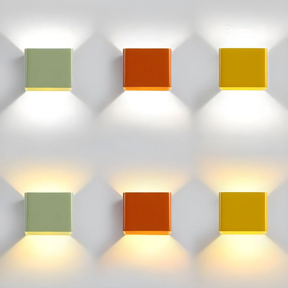 Wall Lamp Aluminium LED Up Down Indoor Hallway Bedroom Accent Lighting Modern Minimalist Sconce Black White | Thomler