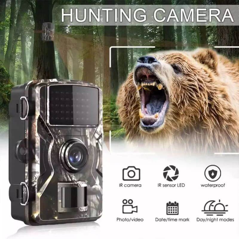 Motion-Activated Trail Camera with Night Vision – 1080p HD Waterproof Wildlife Cam for Outdoor Surveillance | Thomler