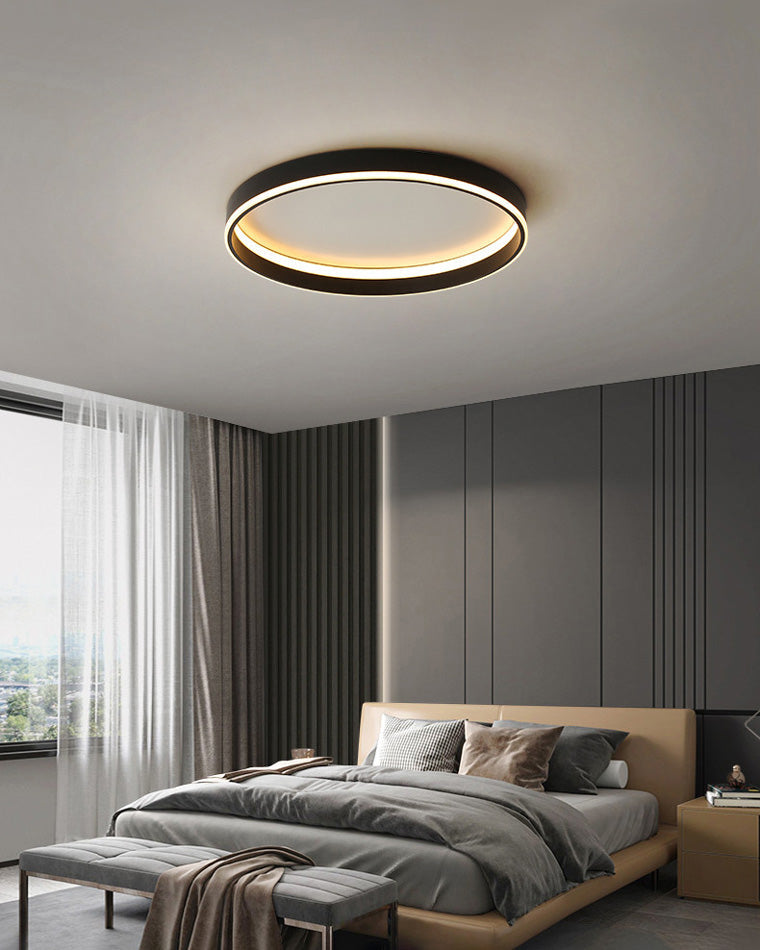 Ceiling Light LED 15.7 in Modern Remote Controlled Bedroom Living Room Fixture | Thomler