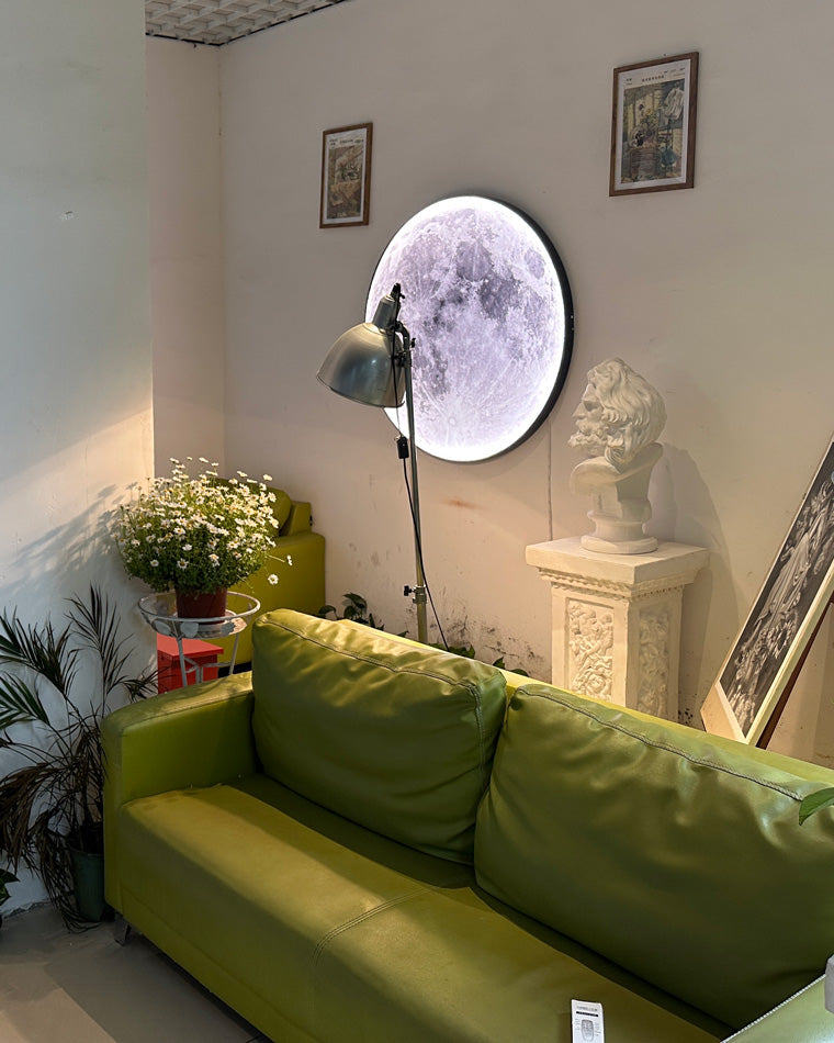 Wall Lamp PVC 24.0 cm 11W Moon Motif Living Room Bedroom Dimmable LED Wall Light Remote Controlled | Thomler