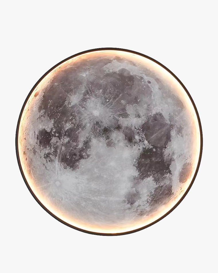 Wall Lamp PVC Moon Motif 100.0 cm LED Bedroom Living Room Dimmable Wall Sconce Ambient Lighting | Thomler