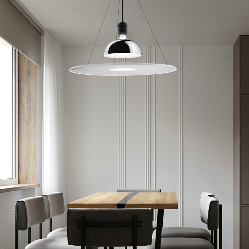 Contemporary Bell-Shaped Glass Pendant Light with Metal Canopy for Kitchen Island & Dining Room | Thomler