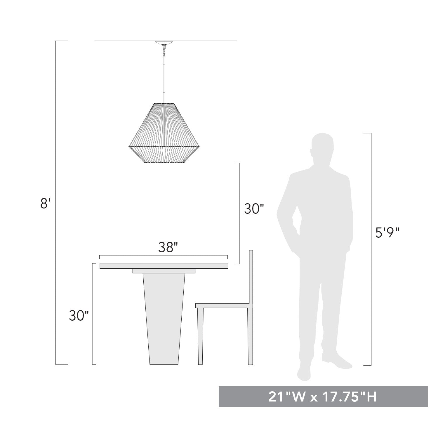 Hanglamp Gevlochten Touw Mat Zwart Staal 53cm Dimbaar E12 Naturel Bohemian Woonkamer