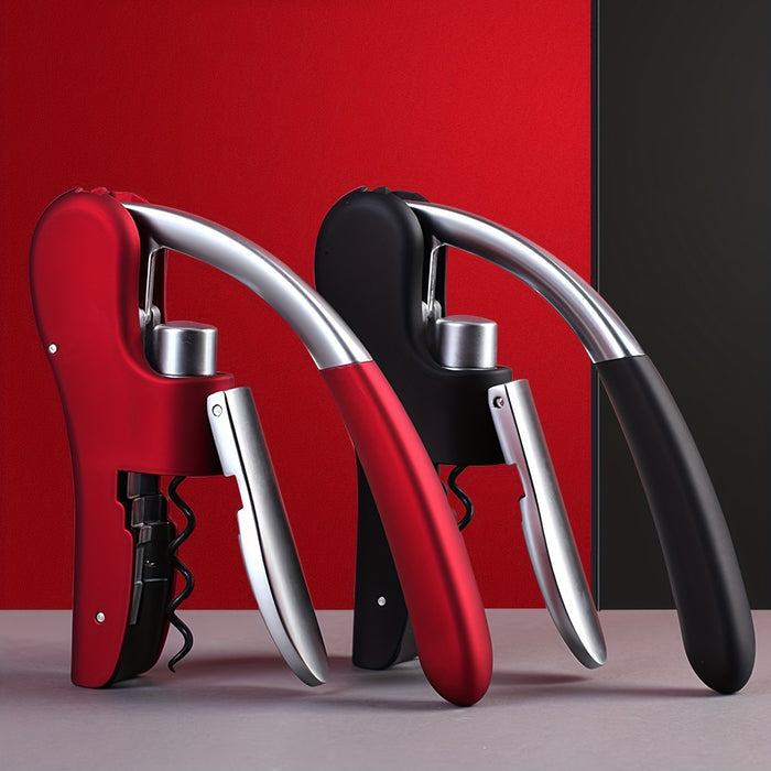Ergonomic Corkscrew Wine Bottle Opener with Lever Mechanism – Home & Professional Use | Thomler