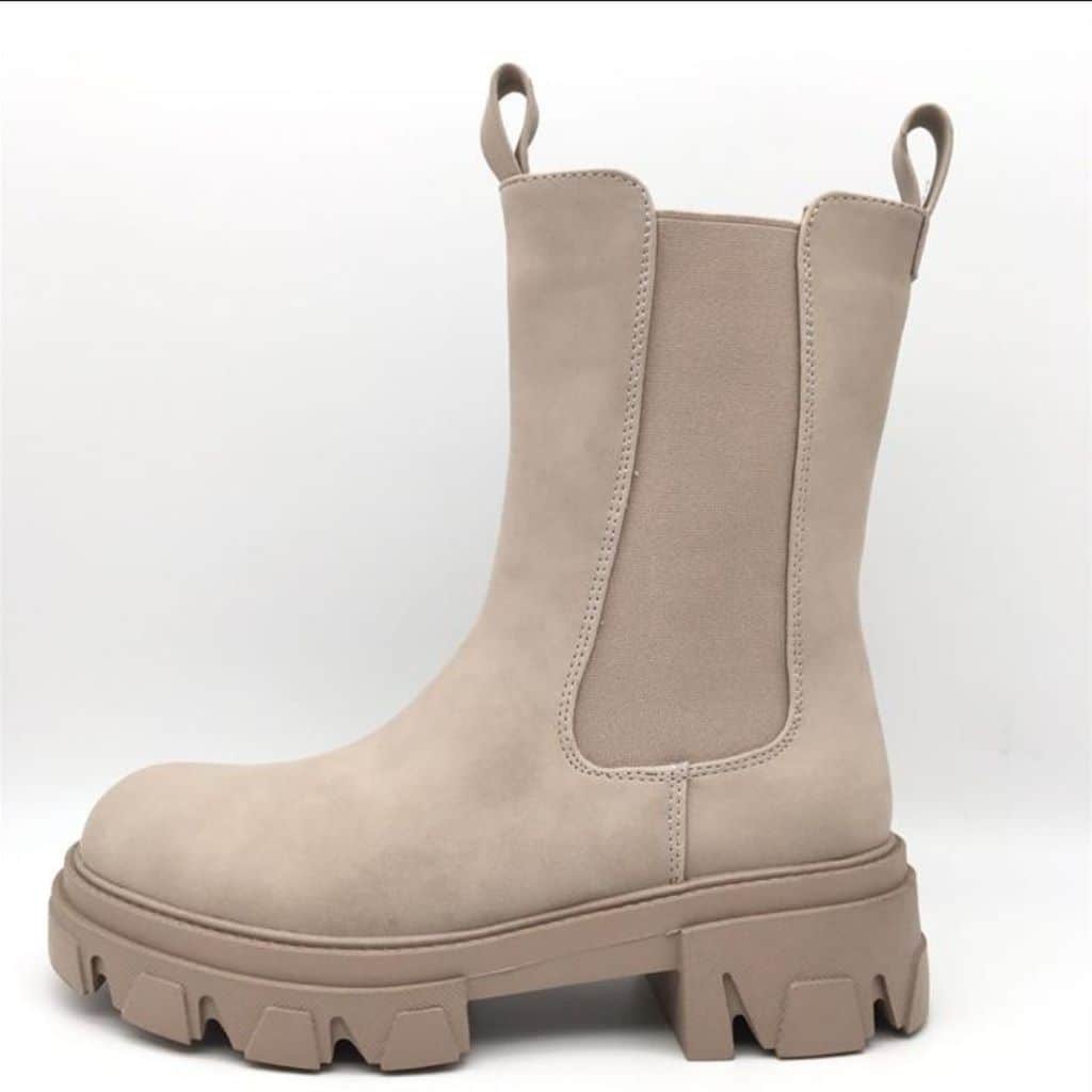 Women's Mid-Calf Chelsea Boots with Block Heel & Side Zipper – Casual Slip-On Ankle Boot for Fall & Winter | Thomler