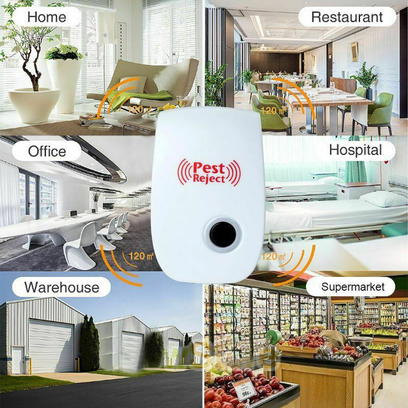 Electronic Pest Deterrent Device – Sonic Wave Technology for Rodents & Insects – Covers Up to 800 sq ft Indoors & Outdoors – Safe for Kids | Thomler