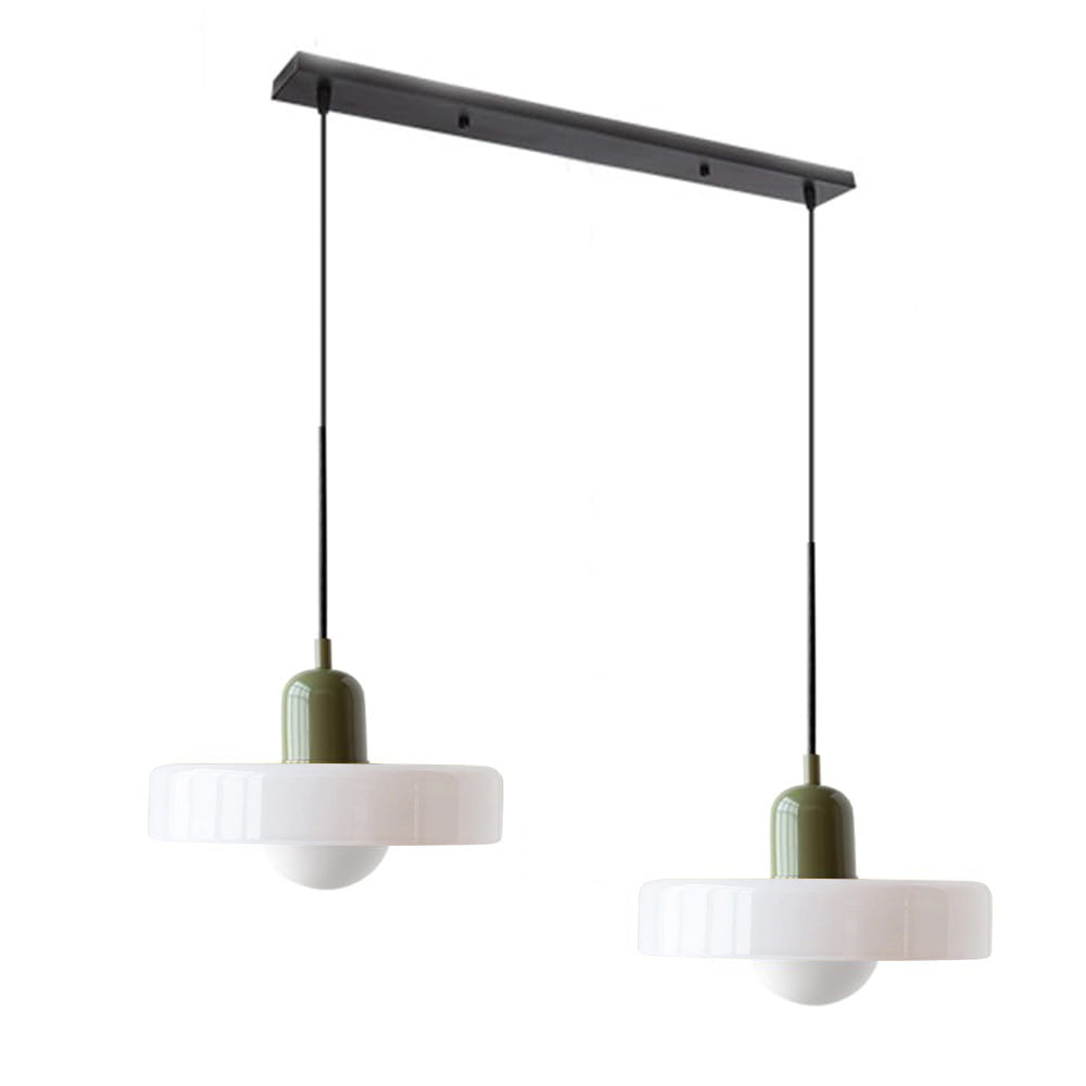 Pendant Light Glass Double Shade G9 35.0 cm Dining Room Kitchen Island Ceiling Fixture Modern Hanging Lamp | Thomler
